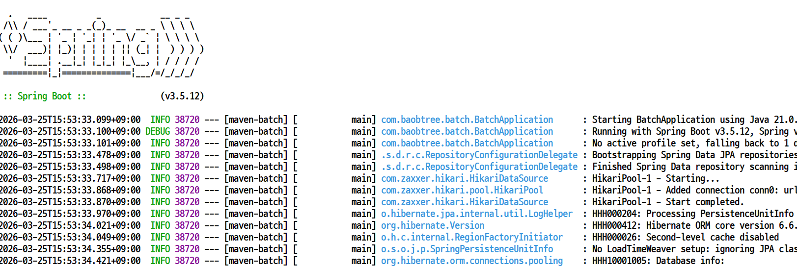spring boot batch