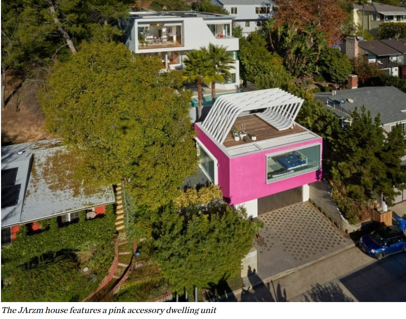 다이닝 룸 크레인이 달려있는 LA 하우스 John Friedman and Alice Kimm include dining room crane in Los Angeles house