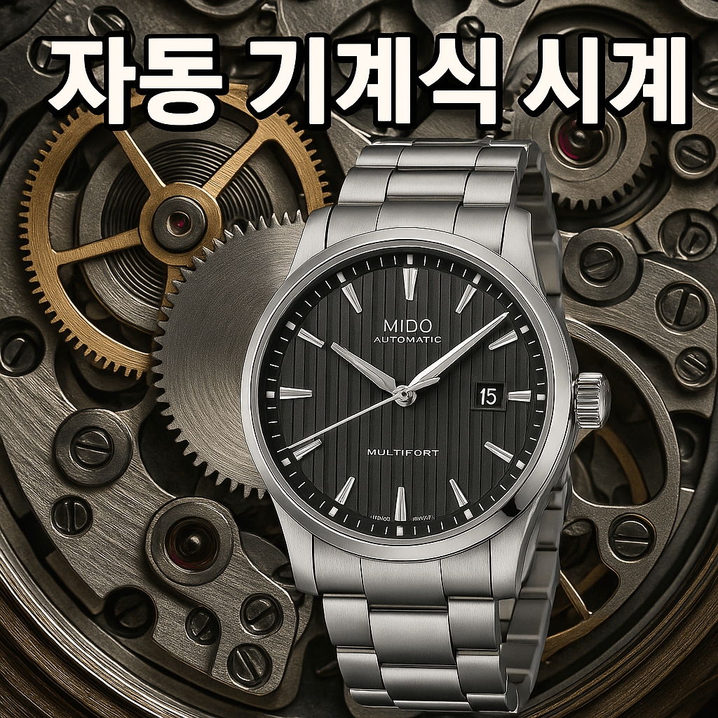 자동 기계삭 시계