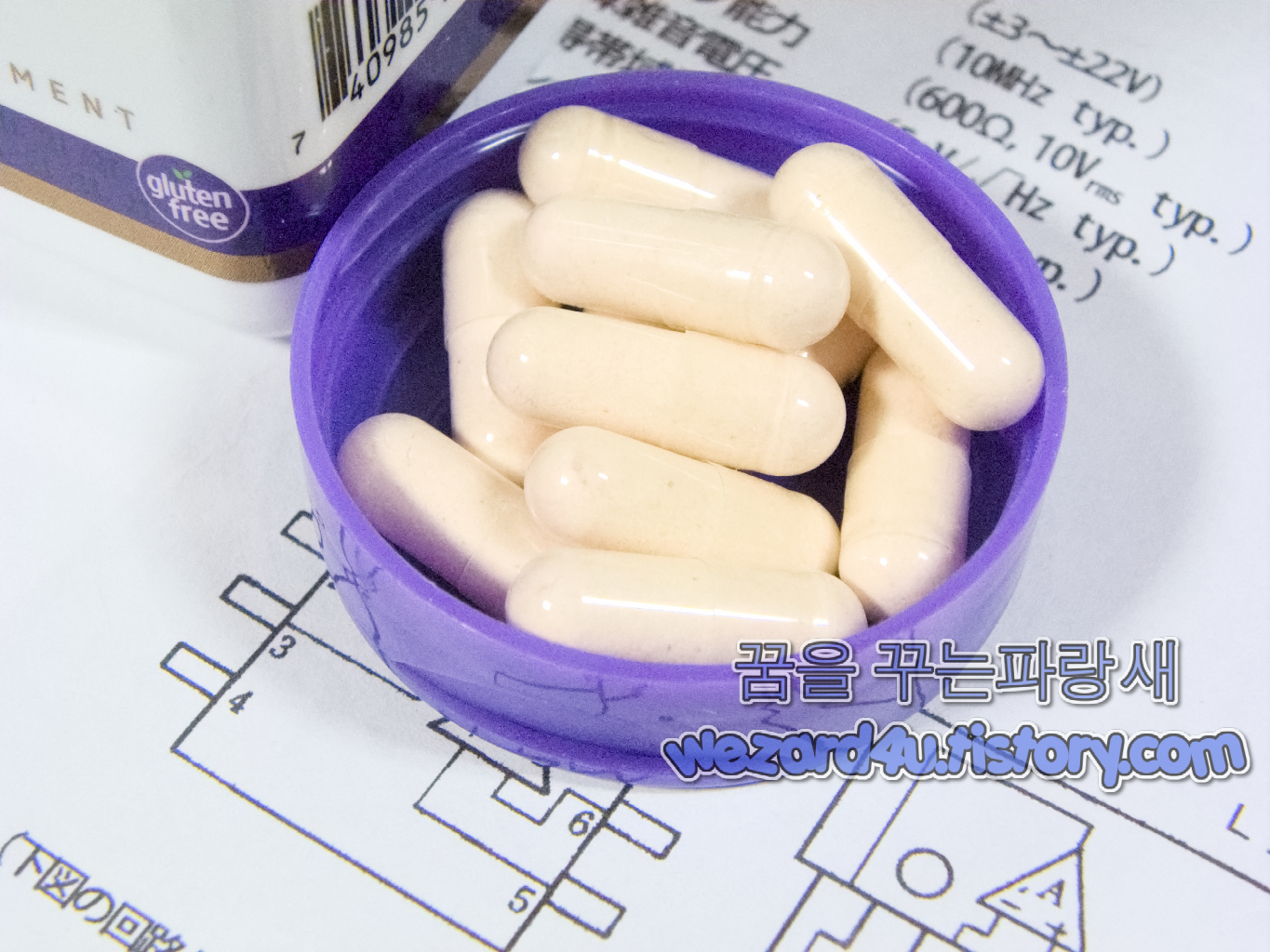 21st Century 애시도필러스 프로바이오틱 혼합물 캡슐 150정 내용물