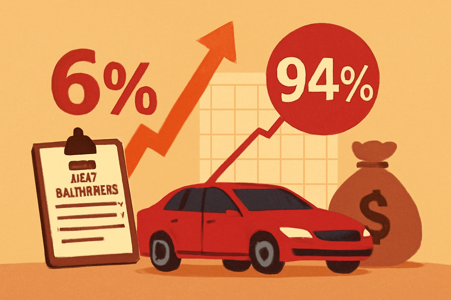 내년 자동차보험료 6% 인상설, 왜 현실화되나? 손해율 94% 돌파로 본 보험업계의 위기 관련 사진