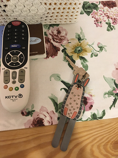 리모콘-객실-열쇠