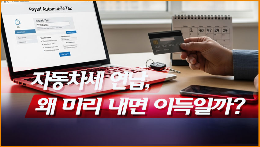 자동차세 연납, 왜 미리 내면 이득일까?