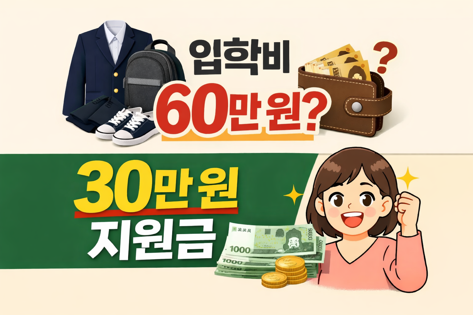 중학교 입학 준비 비용, 서울시 지원금으로 얼마나 줄일 수 있을까