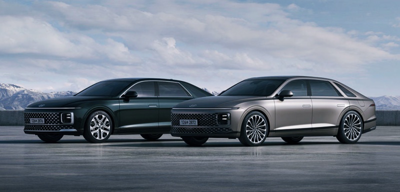 주차된-디올뉴-그랜저-두대