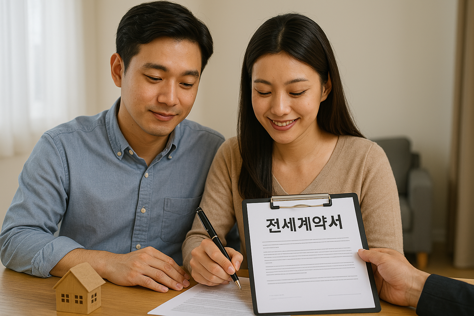 전세계약을 하는 신혼부부