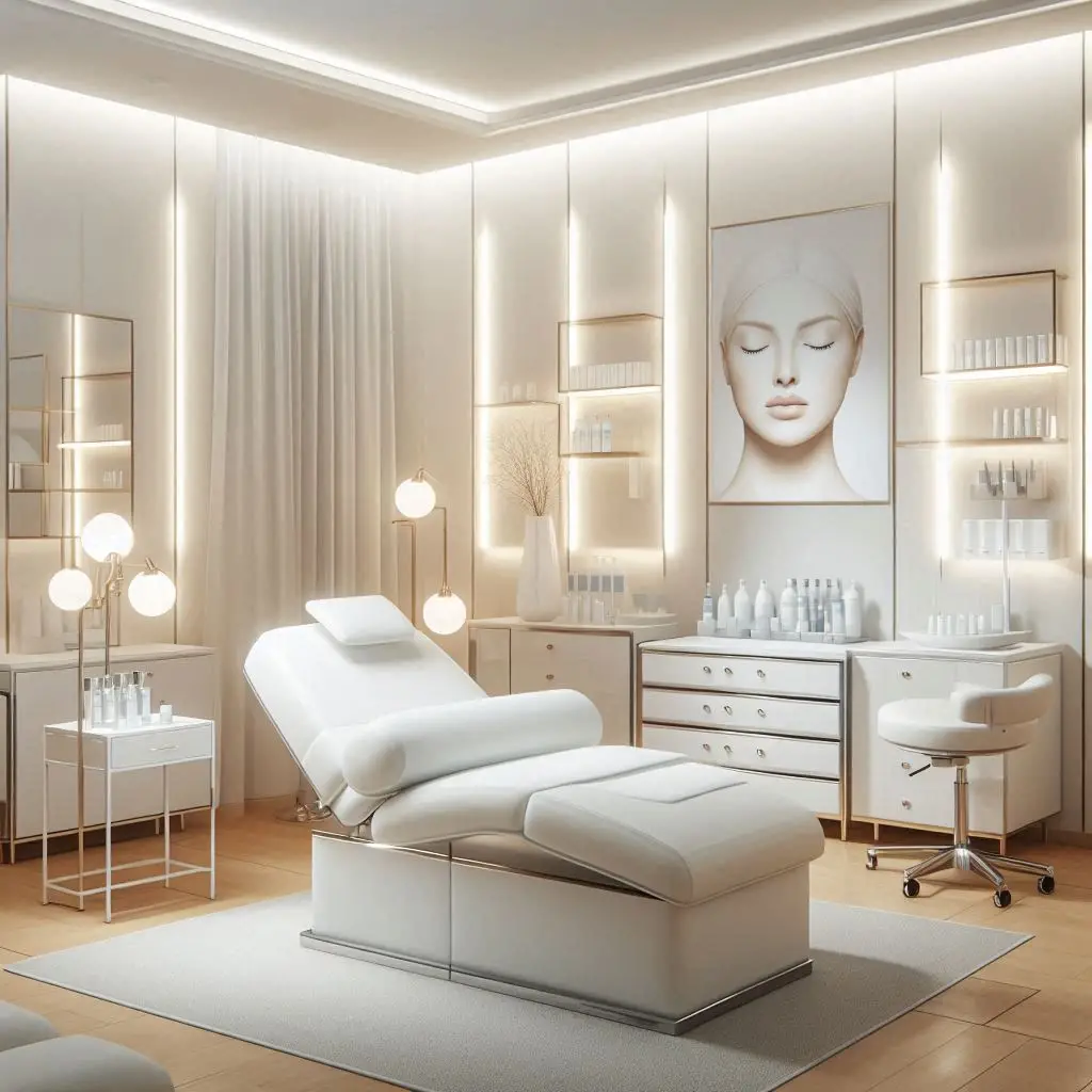 피부,체형관리 샵 배경