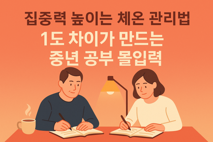 체온 1도 변화가 집중력과 몰입력에 미치는 영향