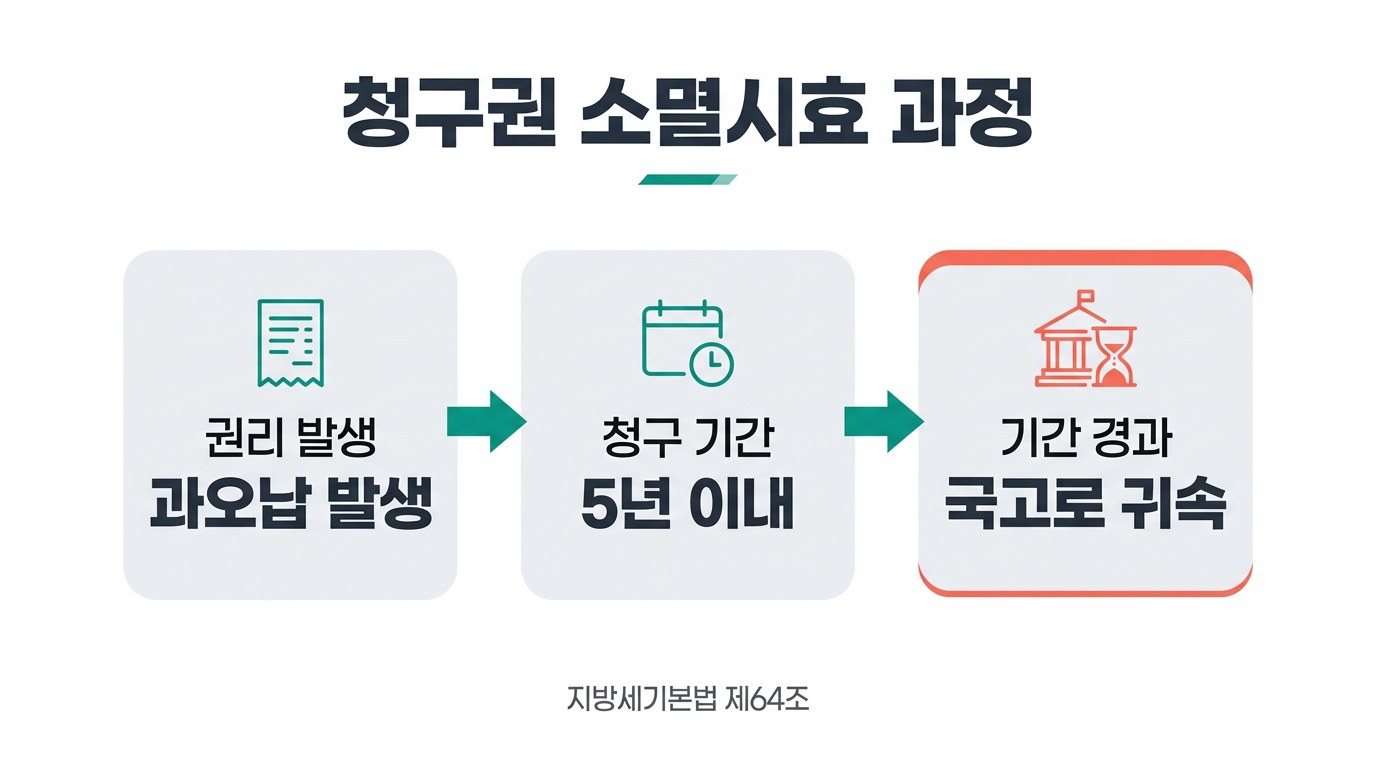 지방세 환급금 신청 방법 청구권 소멸시효 과정