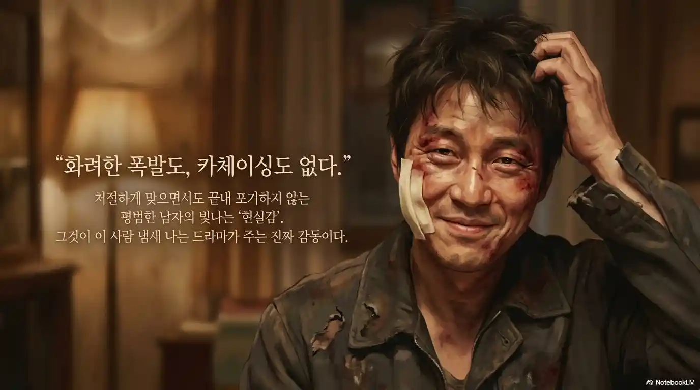 거북이 달린다 관람 포인트 현실감 - 폭발도 카체이싱도 없이 처절하게 맞으며 버티는 인간 드라마 매력