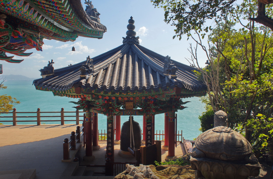 향일암 전경 사진 이미지