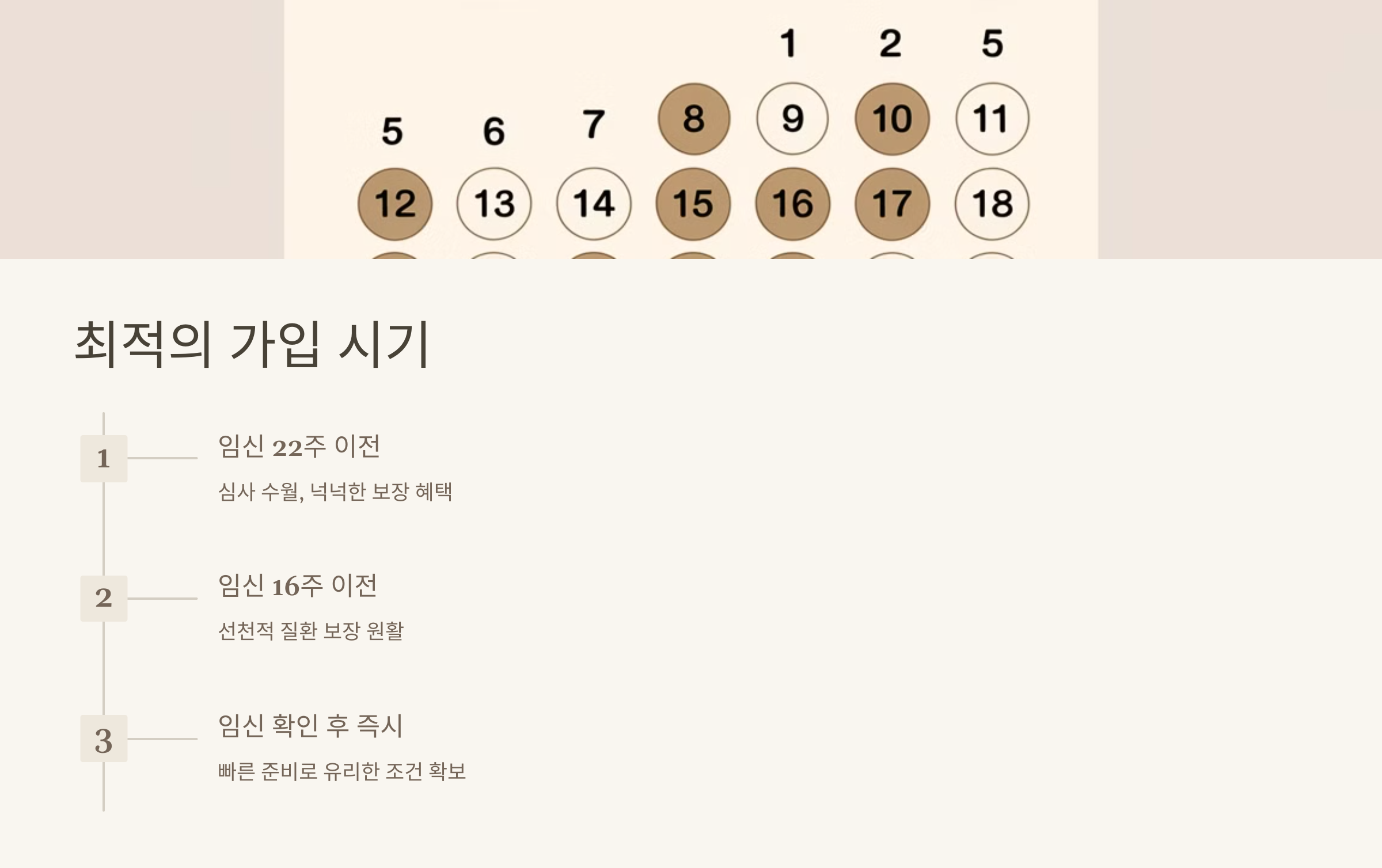 태아보험 최적의 가입 시기
