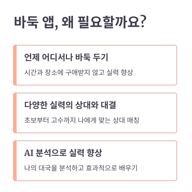 바둑앱, 왜 설치해야 할까?