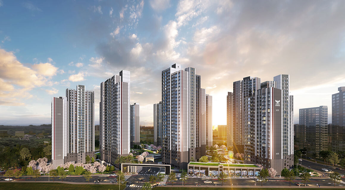 천안 롯데캐슬 더 청당 - 투시도