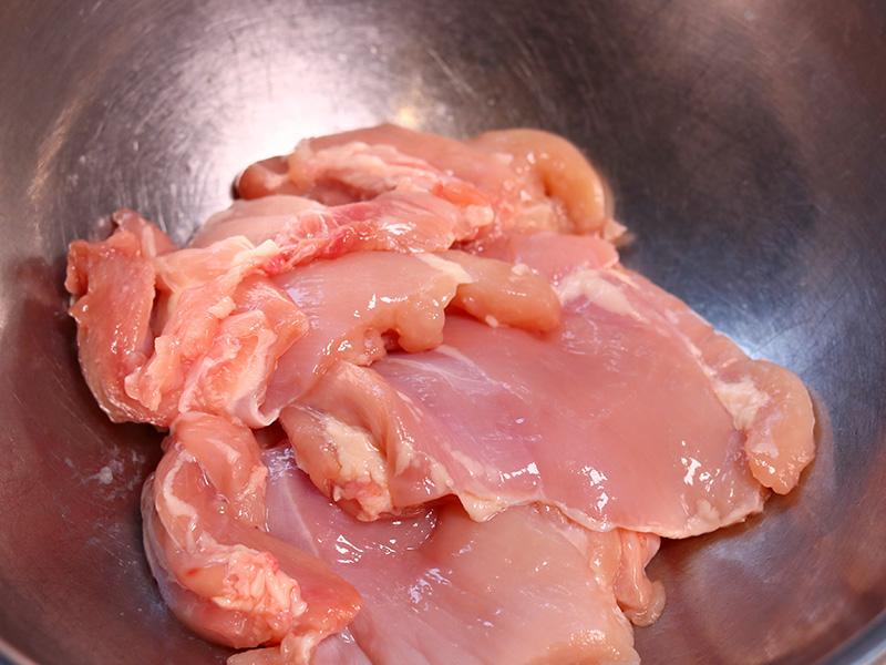 뼈없는 닭 허벅지살