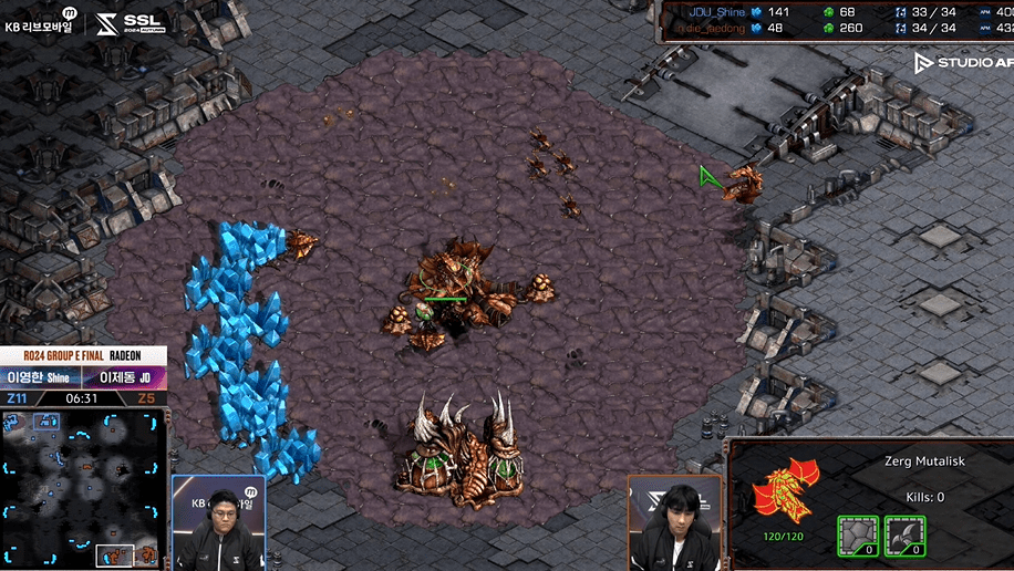SSL 스타리그 24강 E조 최종전 6시멀티