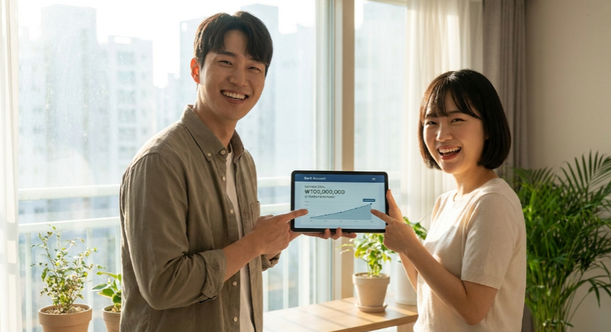 3년 뒤 목돈을 확인하며 미래를 설계하는 청년