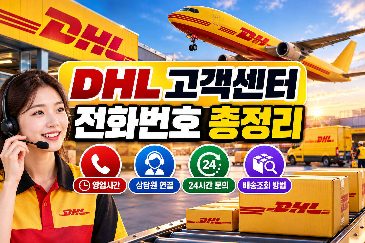 DHL 고객센터 전화번호 총정리|영업시간·상담원 연결·24시간 문의·배송조회 방법 관련 사진