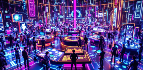 AI와 메타버스 이미지입니다.