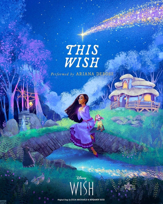 디즈니 애니메이션 위시 Wish 포스터 – 100주년 기념 감성 판타지 영화