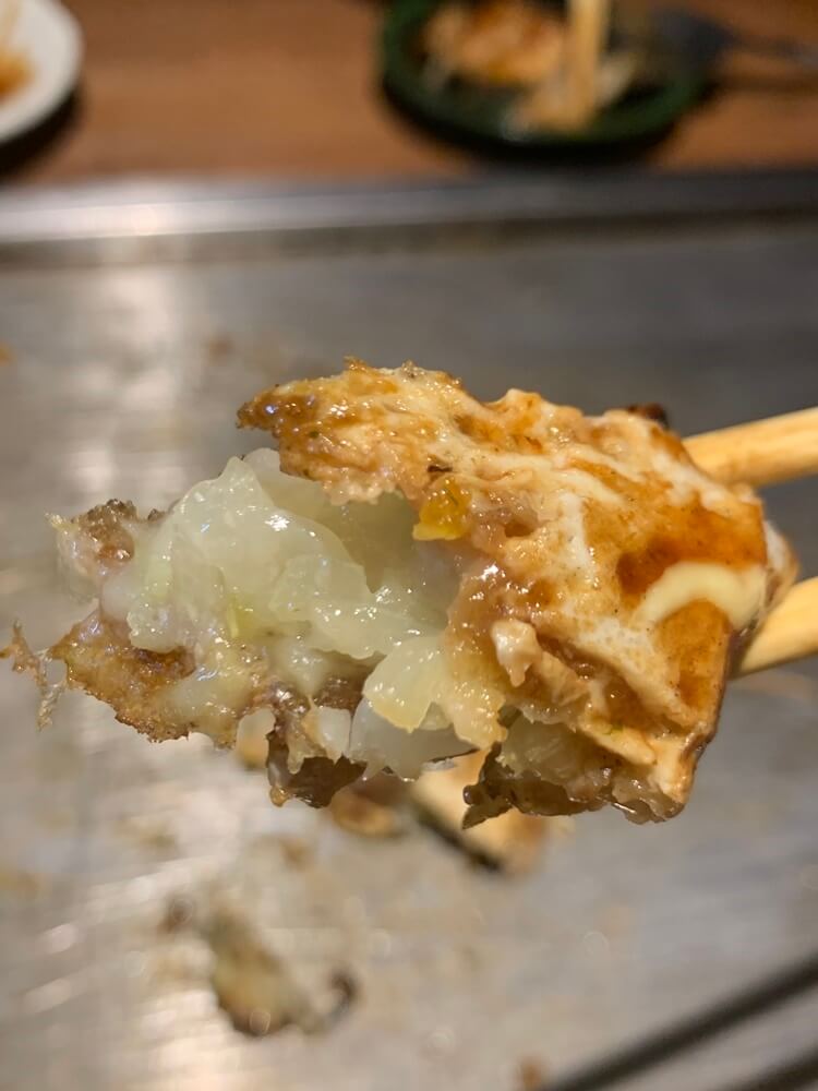 겉에가 바삭한 오코노미야키