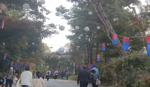 행주산성-올라가는길