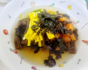 묵채밥 묵사발 묵밥