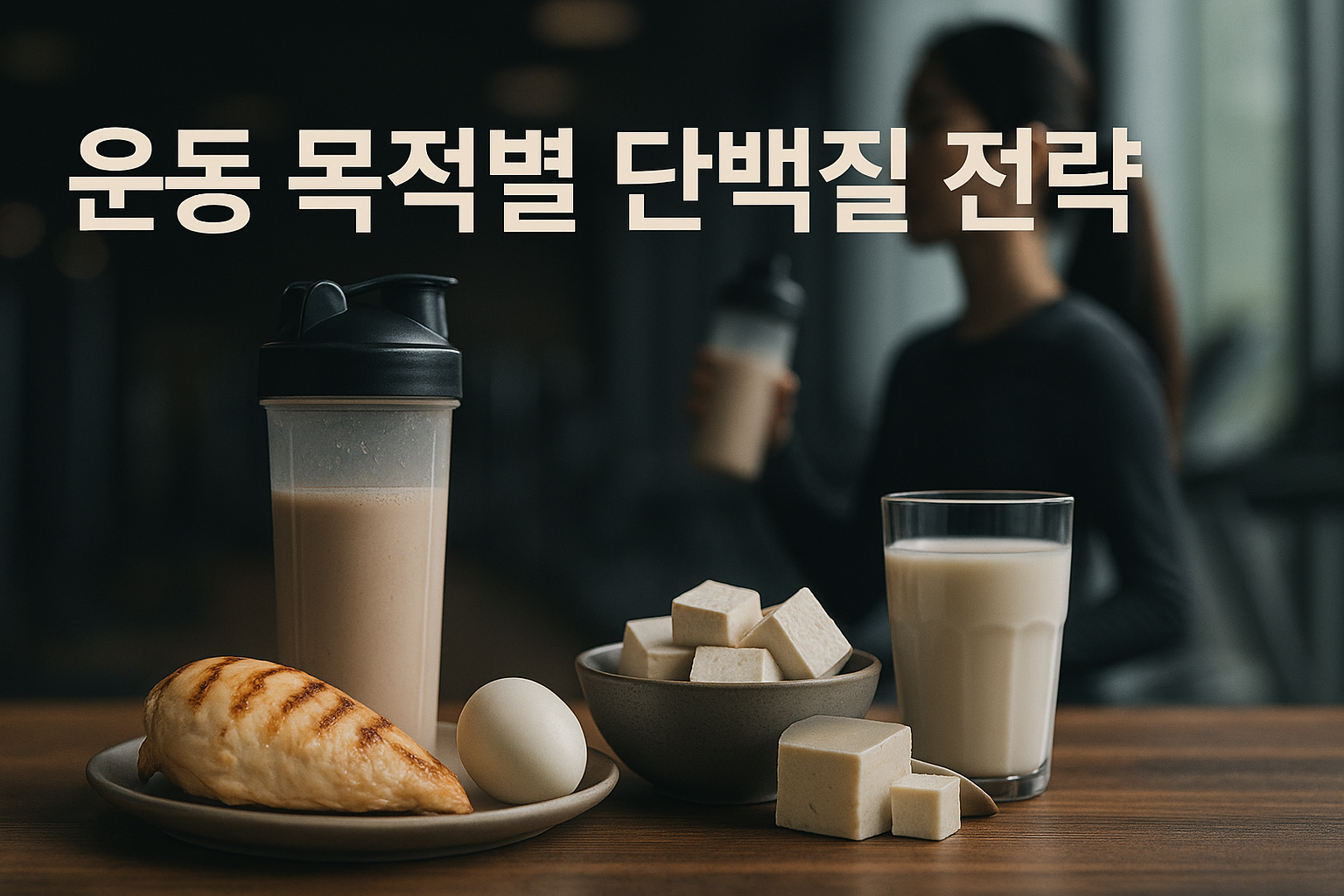 운동 목적별 단백질 전략