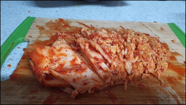 잘게-썰은-김치