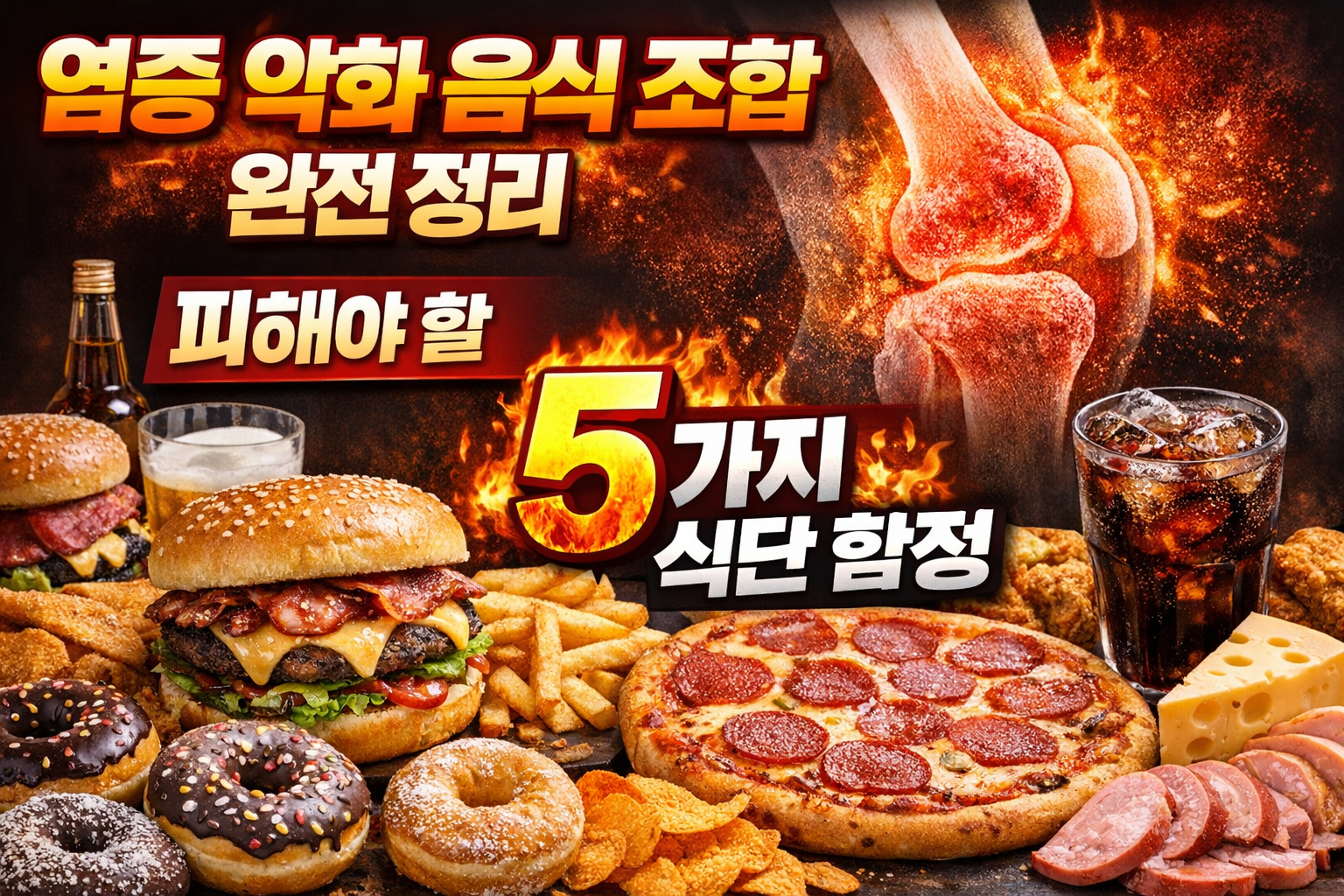 염증 악화 음식 조합