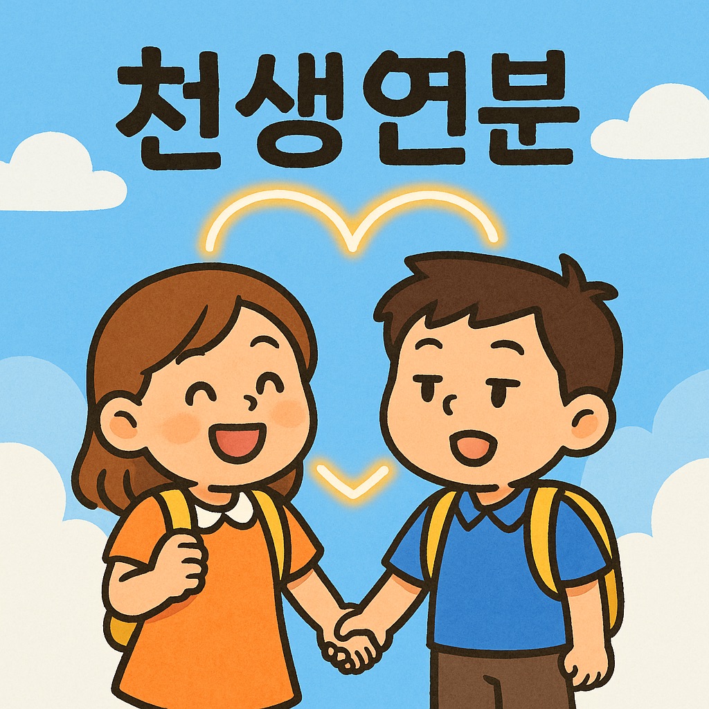 천생연분 사자성어 이미지
