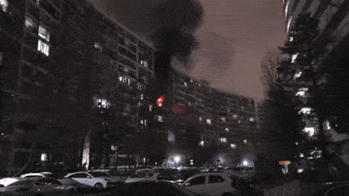 화재 발생 시 은마아파트 모습