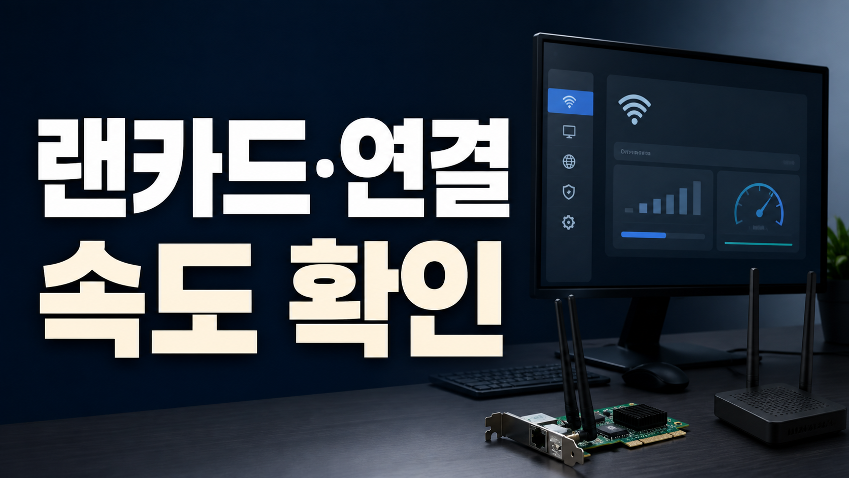 장치 관리자 네트워크 어댑터에서 유선과 무선 모델을 구분한 화면