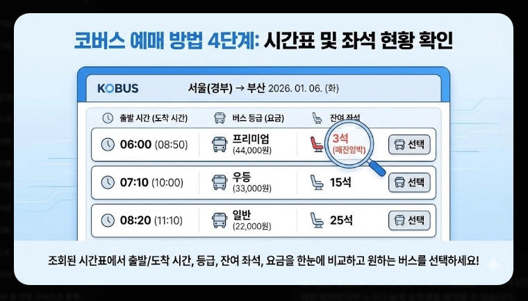 2026 설날 코버스 예매 완벽 가이드