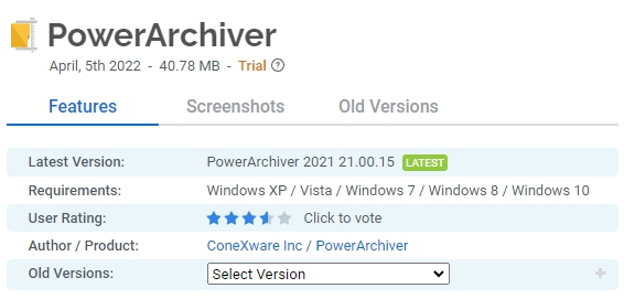 PowerArchiver