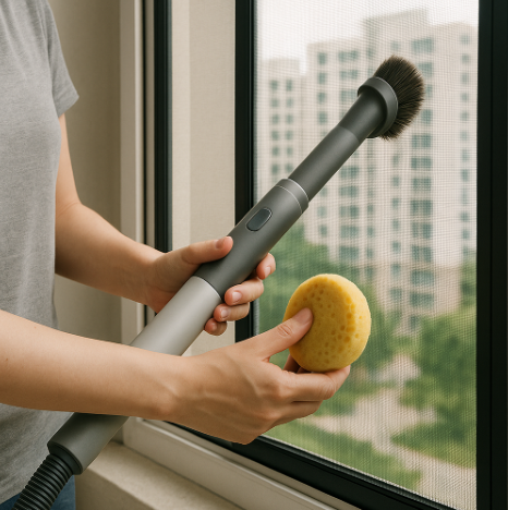 방충망 미세먼지 차단 방법 사진