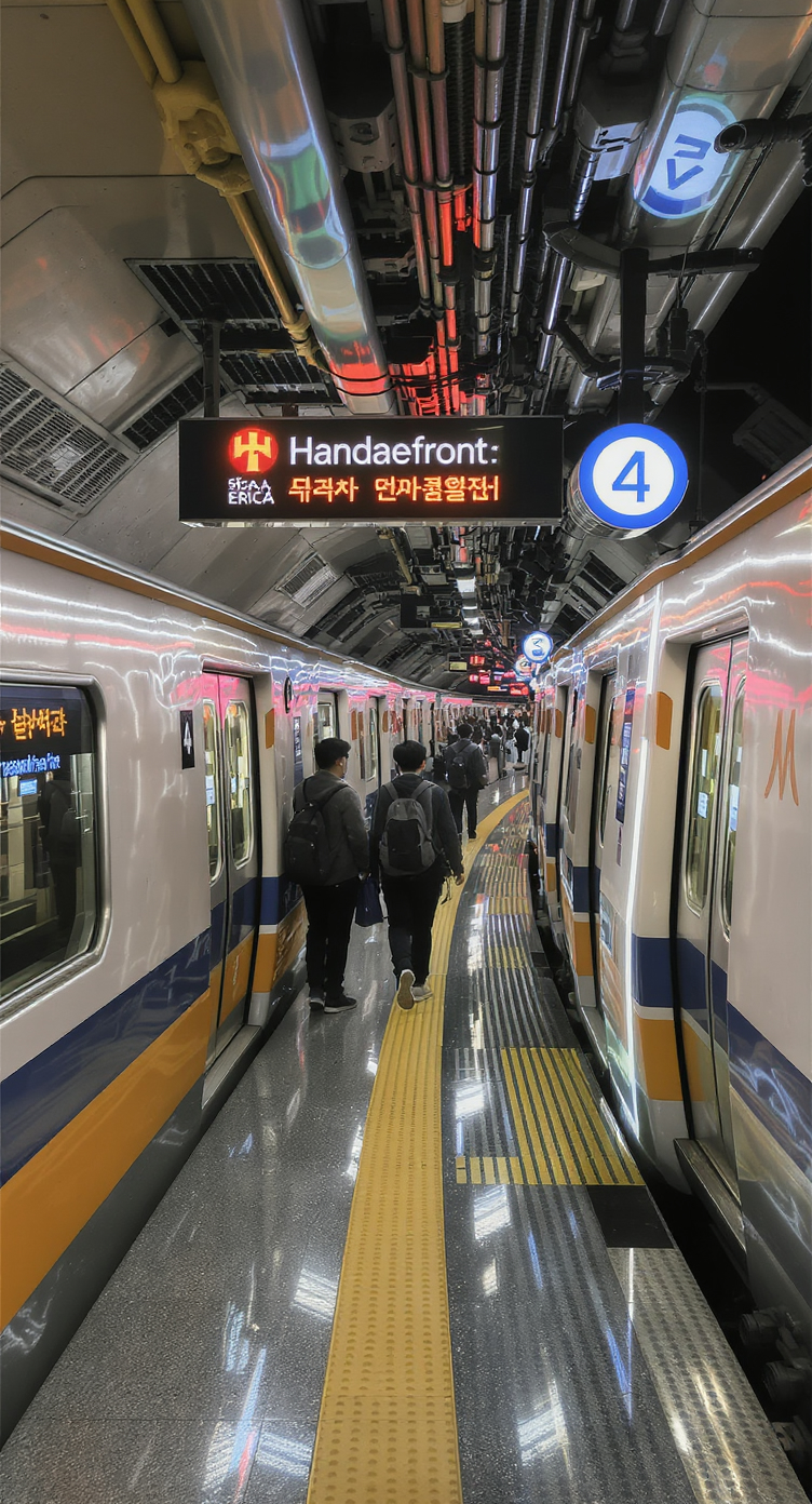 경기권 인기대학 통학 비교 (한양대ERICA, 아주대, 단국대)