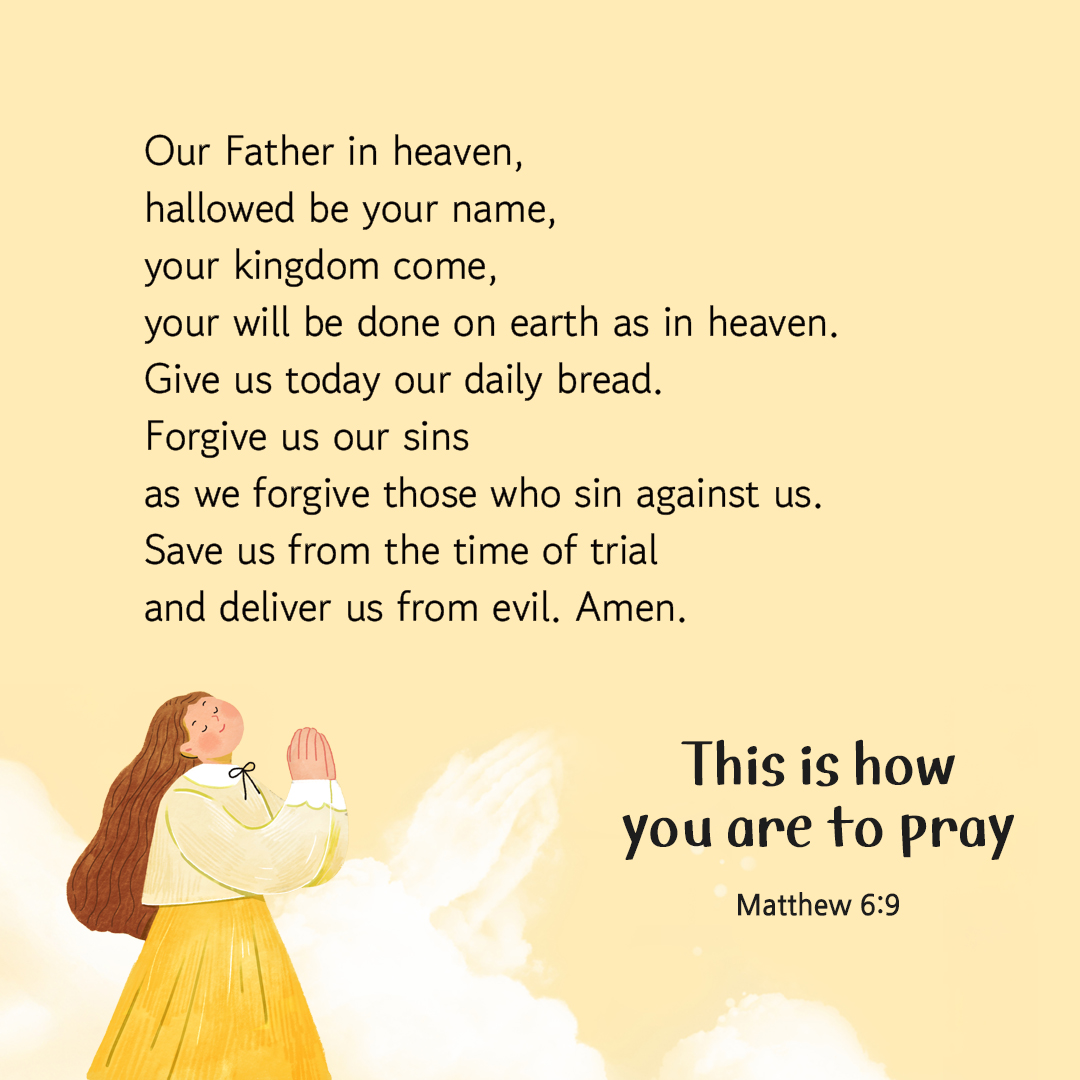 This is how you are to pray. (Matthew 6:9) by pieonane Daily Bible quote image