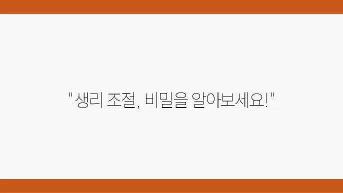응급피임약의 특징과 효과