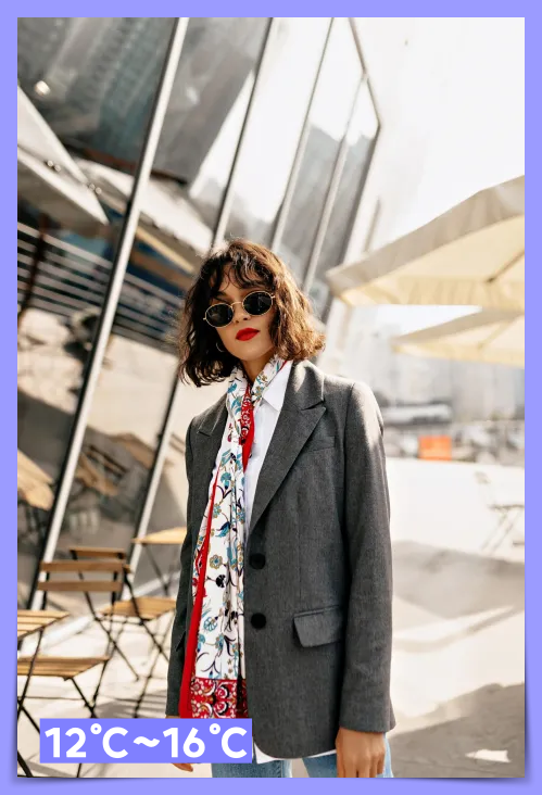 16도 여자 옷차림