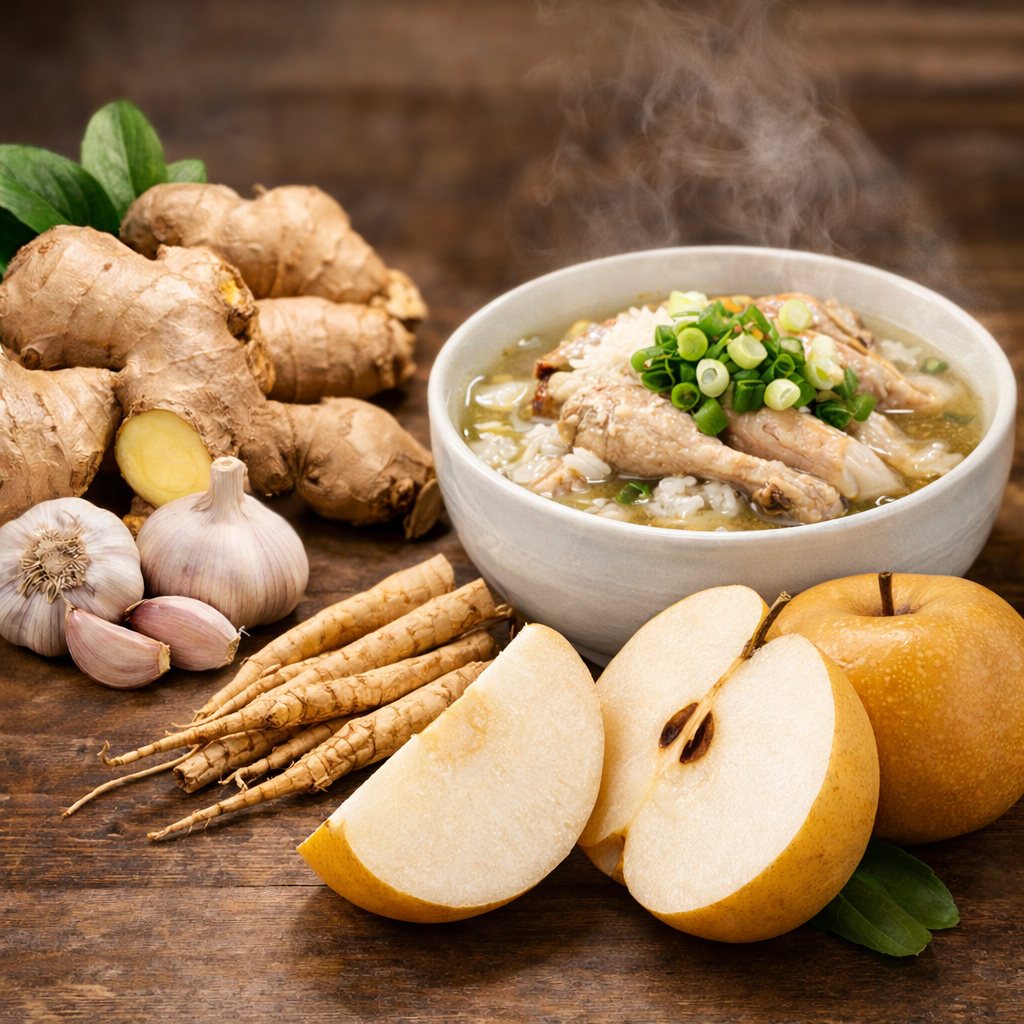 감기에 좋은 음식들