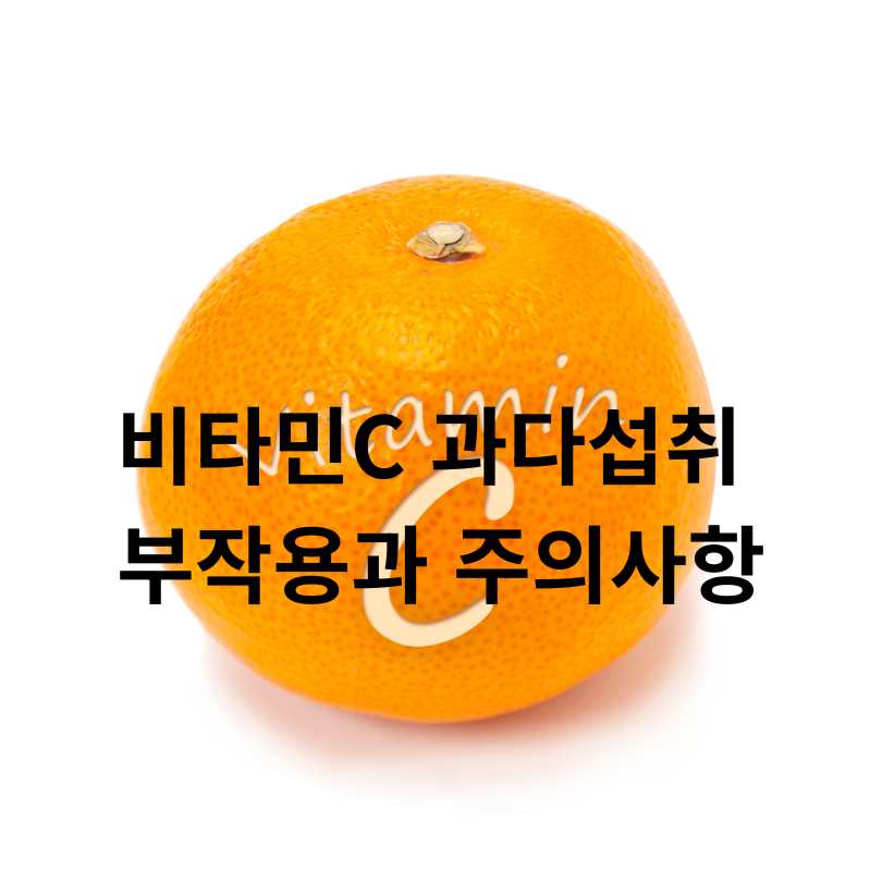 비타민C 과다섭취 부작용 총정리