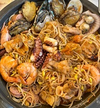 돌문어삼합