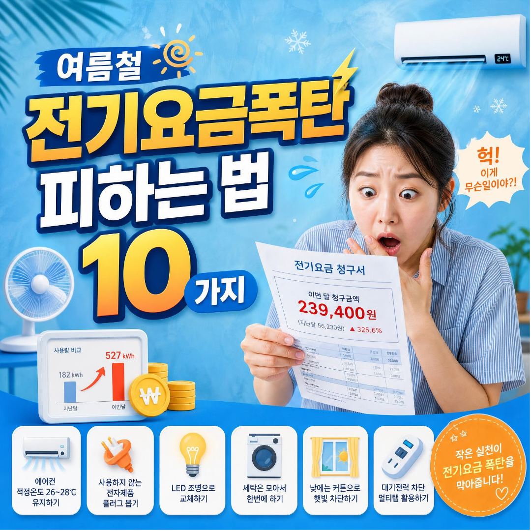 전기요금폭탄 피하는 법