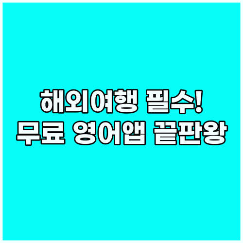 해외여행 준비물 1순위 상황별 여행 ..
