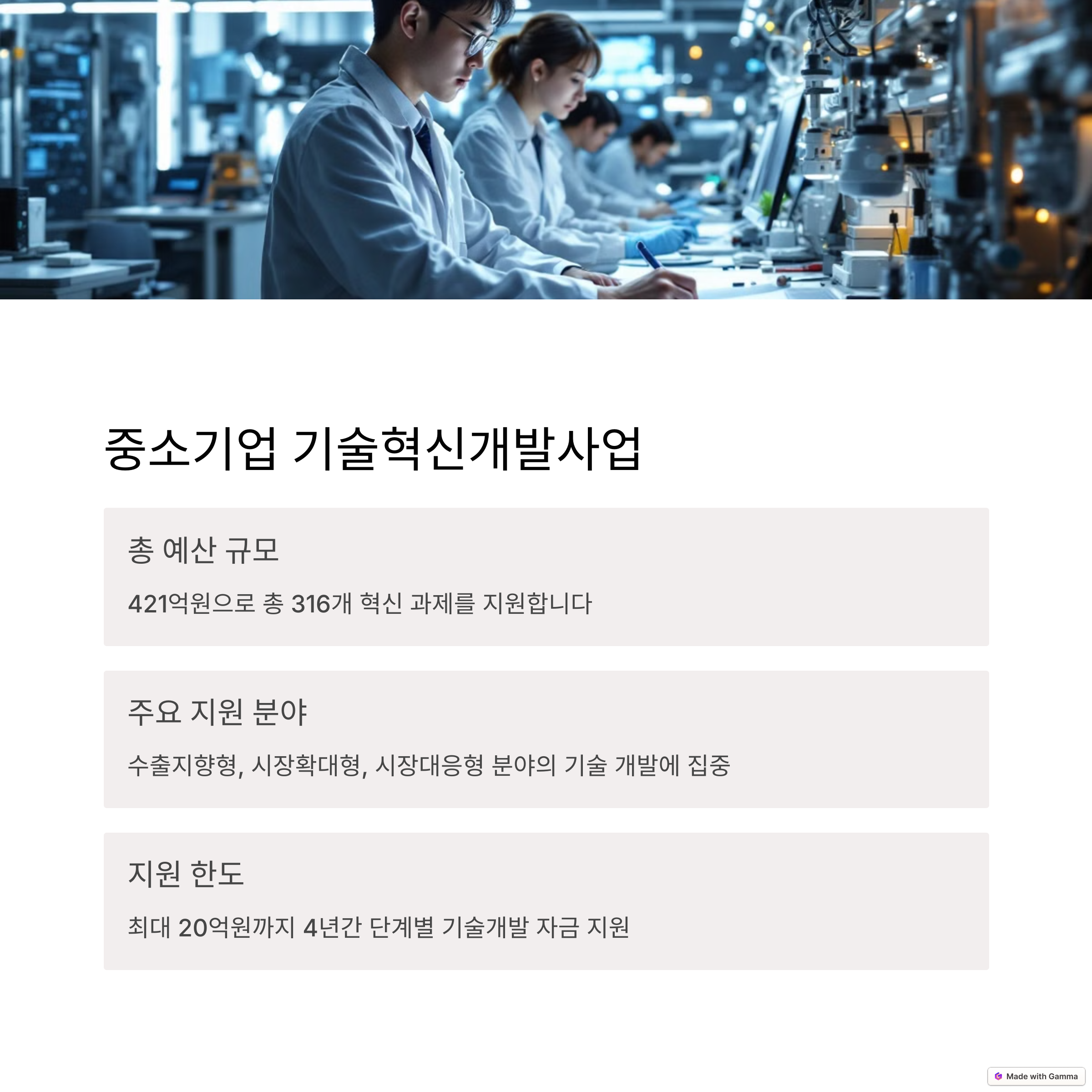 2025년 소상공인·중소기업·스타트업 지원 사업 총 정리