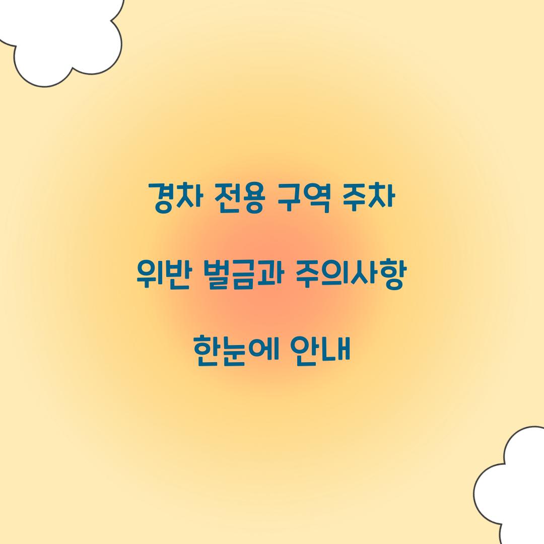 경차 전용 구역
