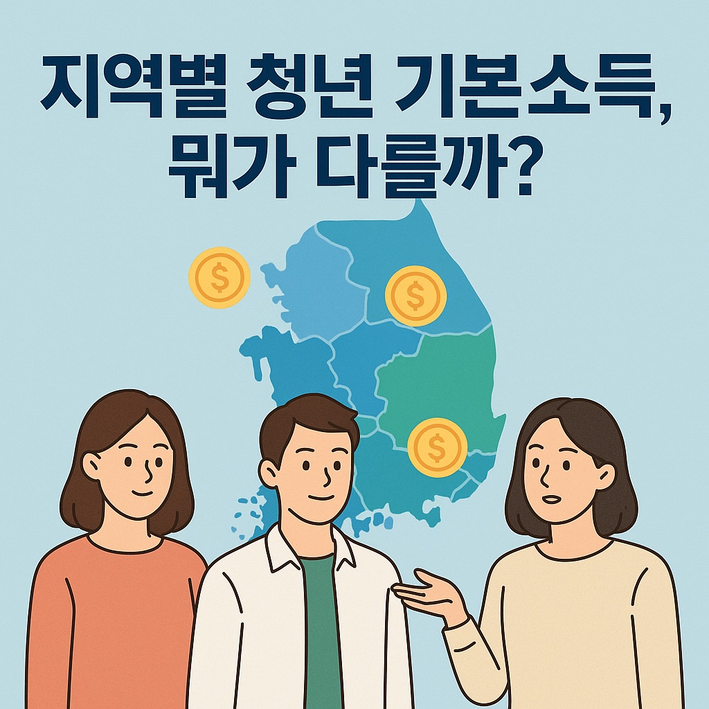 지역별 청년 기본소득, 뭐가 다를까?