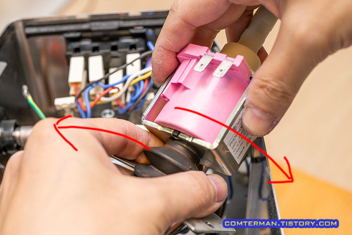 가찌아 클래식 펌프 고무 분리