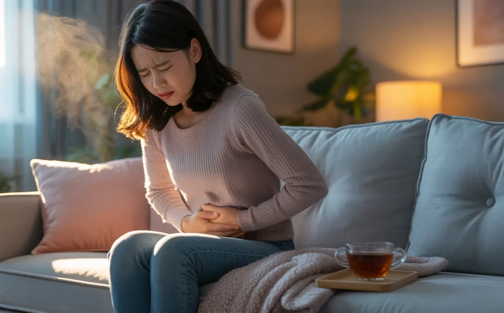 생리통 심할때 이미지